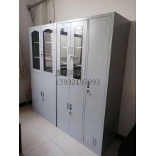 高低對(duì)開(kāi)玻璃文件柜