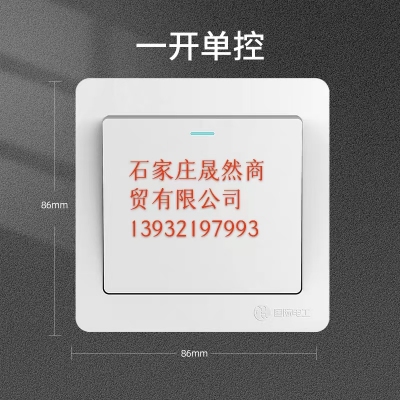 墻壁開關 單開  10個/裝